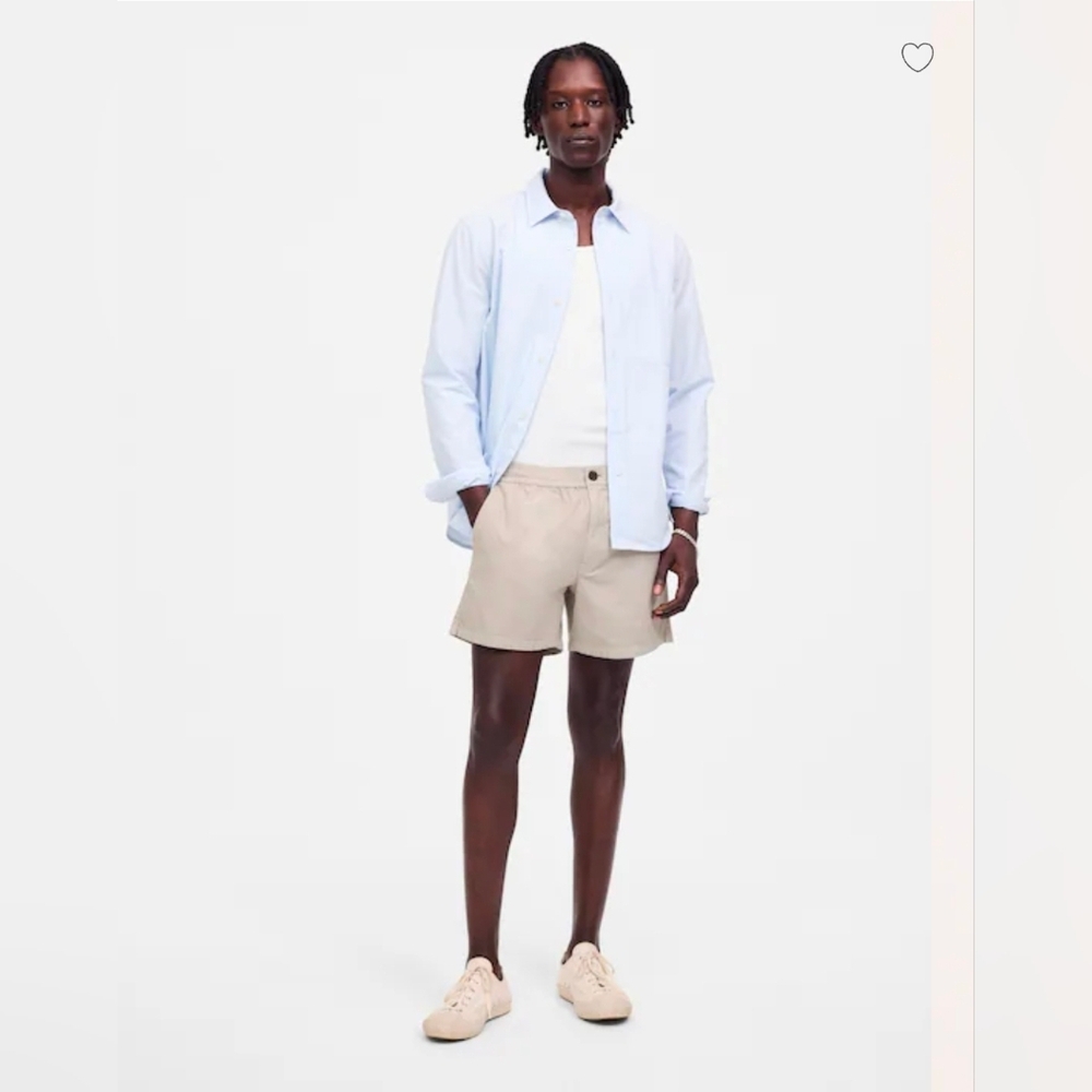 Madewell Cotton Blend Everywear Shorts Nwt Size Large Mens